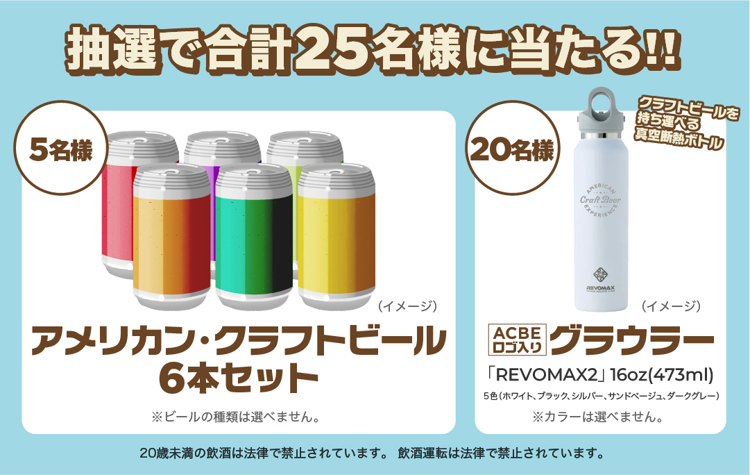 抽選で25名様に当たる