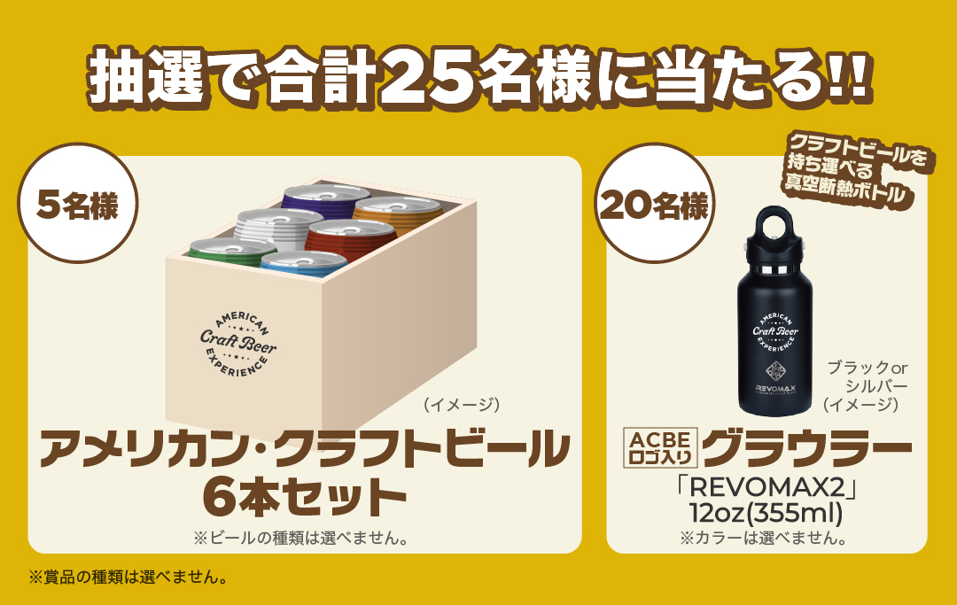 抽選で25名様に当たる